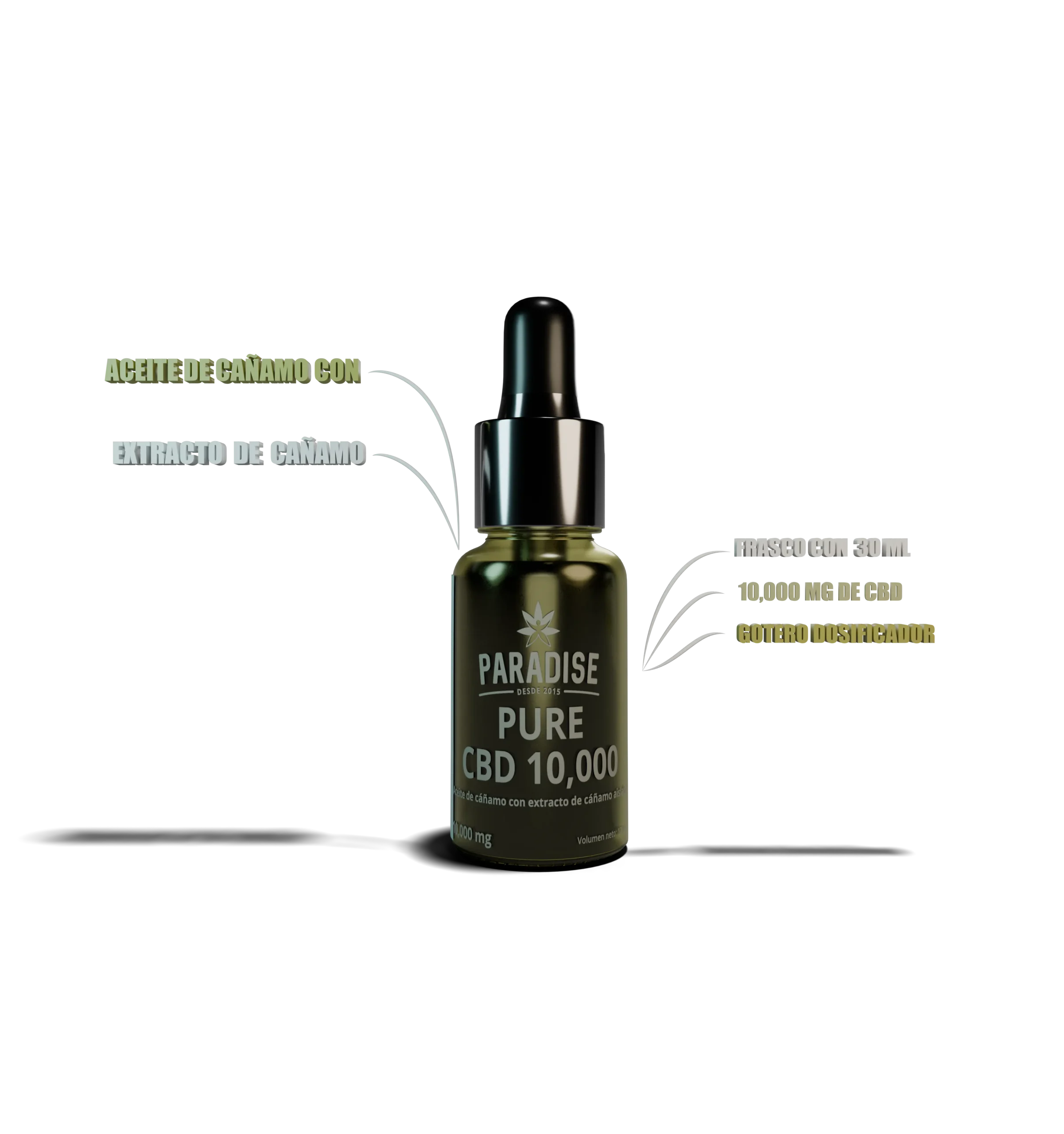 Gotero Pure CBD 10,000mg