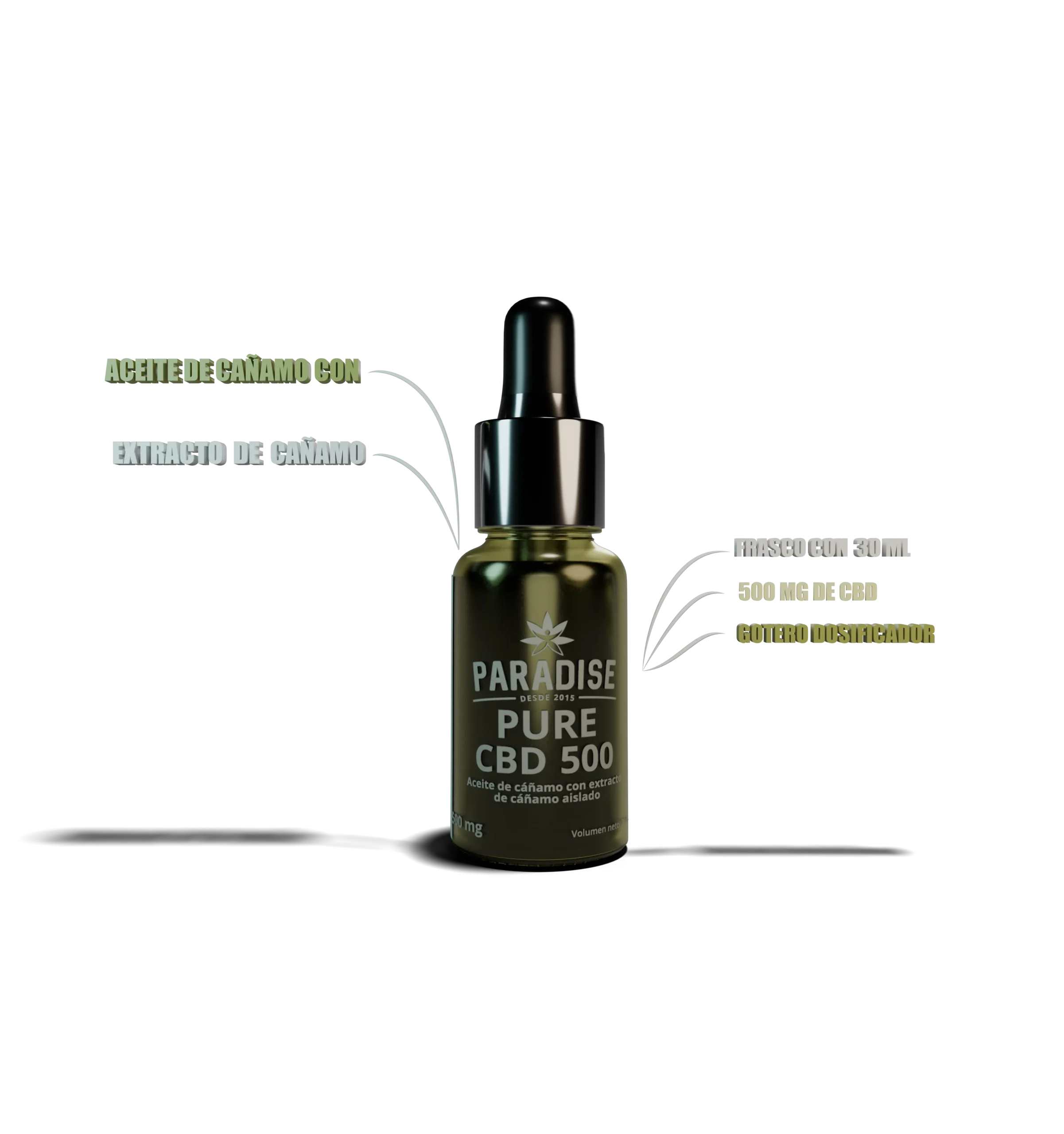Gotero de CBD Pure 500 mg